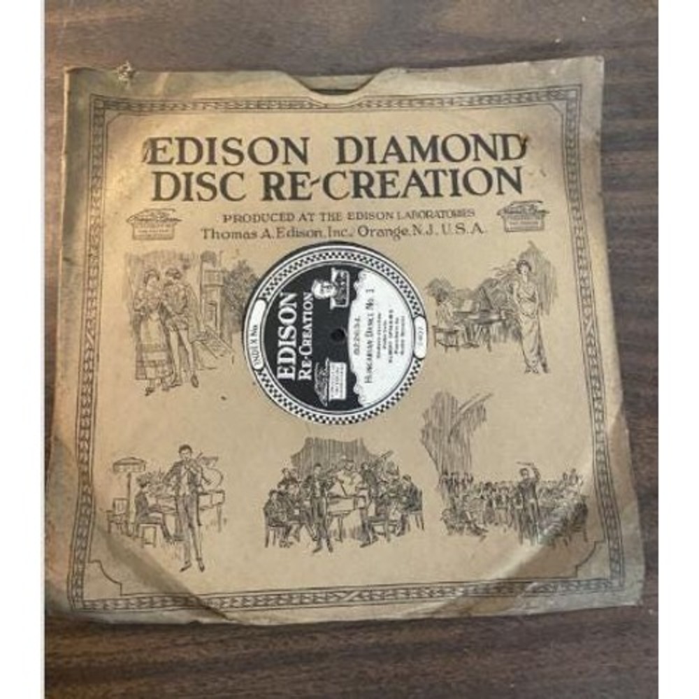 Edison Recreation Disc Vinyl Record 82263 ORIGINAL SLEEVE